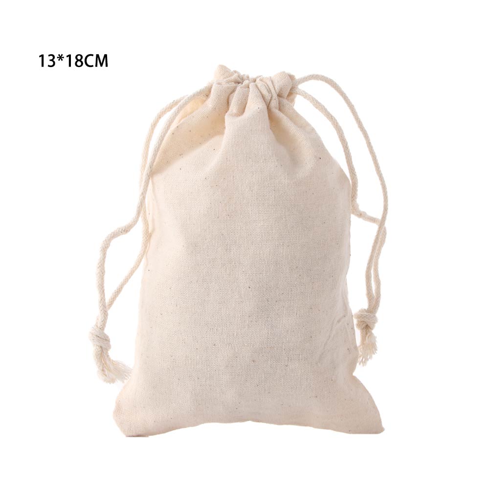 Cotton Fabric Dust Cloth Drawstring Storage Bag Clothes Socks/Underwear Shoes Receive Bag Home Sundry Kids Toy Storage Bags