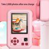 Childrens Digital Camera Adorable Bear Design Double Lens Photography Detachable Stand Simple Interface