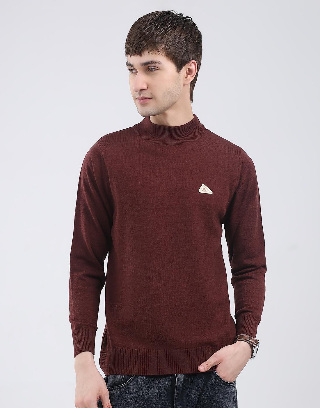 

Monte Carlo Men s Turtle Neck Full Sleeves Pullover 2XL коричневый