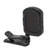 Clip On Guitar Tuner Black LCD Display A0 27.5Hz To C8 4186Hz Quick Response Violin Tuner for Bass U
