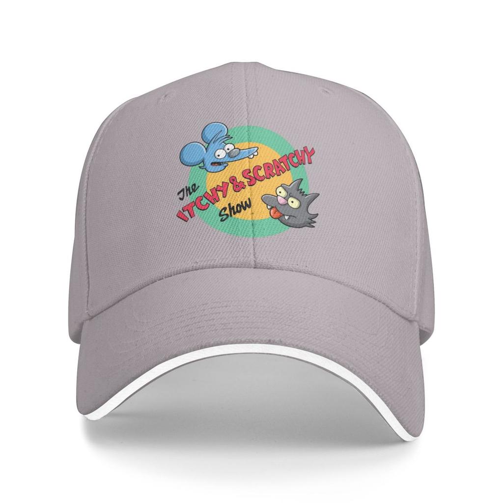 Unisex Baseball Hats The Itchy And Scratchy Show Cartoon Animation Streetwear Sports Baseball Caps Hip Hop Cap Casquette Hats