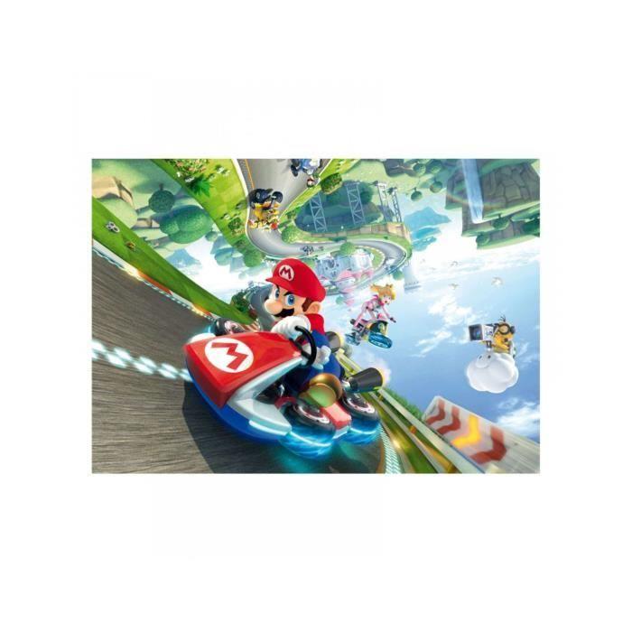 Puzzle Mario Kart Funracer 1000 pièces - Winning Moves - Rouge Multicolore Mixte - Intérieur