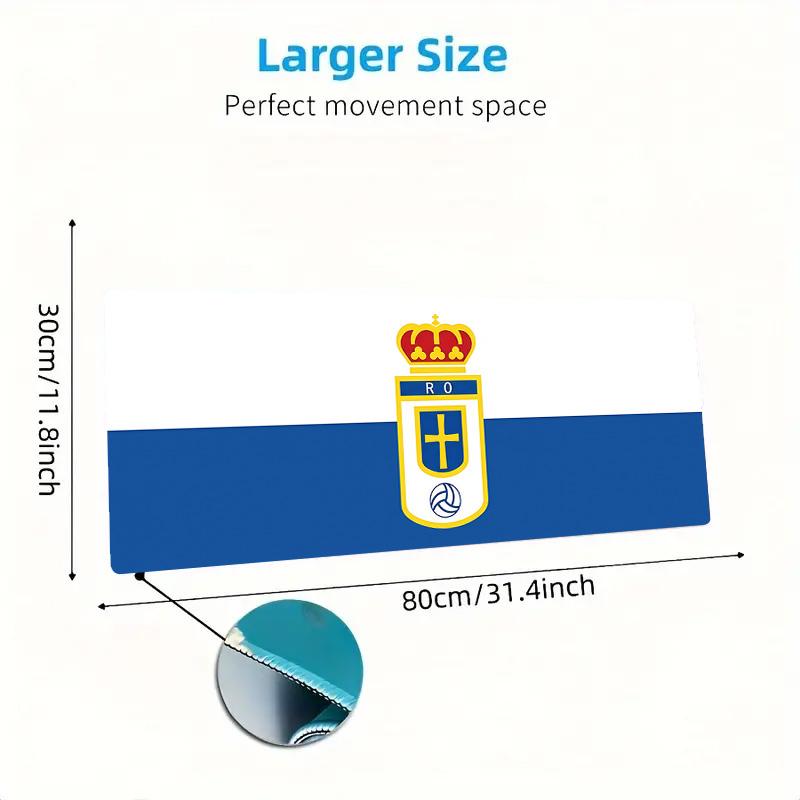 RIO Flag Color Mouse Pad Large Gaming Table Cushion Non-slip Laptop Tablet Big Mousepad XXL Mat Mini PC Playmat With Lock edge