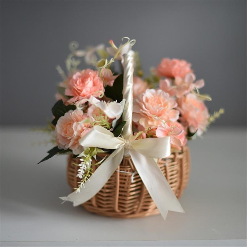 Traditional Handmade Willow Basket Versatile Usage as Flower Holder or Stylish Home Organizers Willow Storage Basket