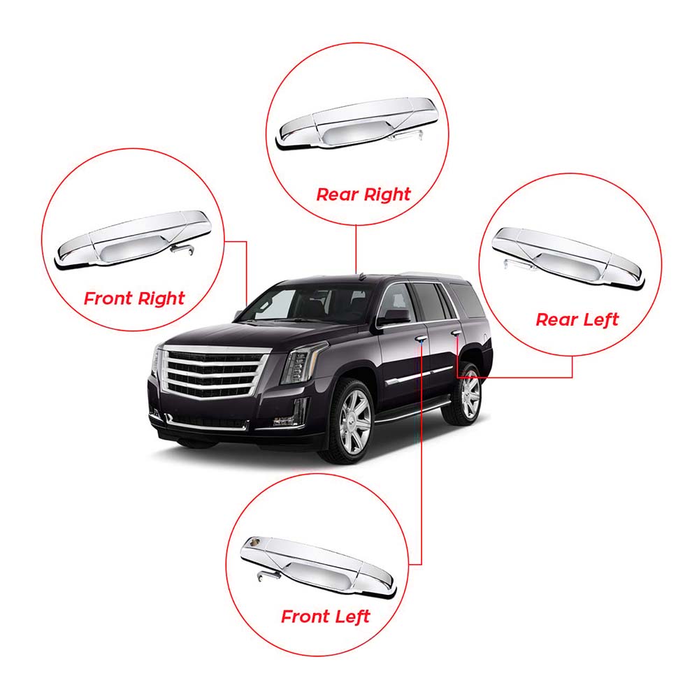 Vorne Hinten Links Rechts Außen Außentürgriff Für Cadillac Escalade Chevy Silverado GMC Sierra Yukon Pickup SUV