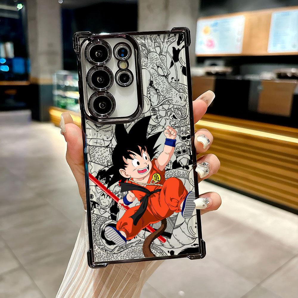

Милый Чехол Dragon Ball Сон Гоку для Телефона Galaxy S26Ultra Для Samsung S26 S25 S24 S23 S21 Ultra S20 FE S25 Plus Мягкий Чехол Galaxy S20 Ultra