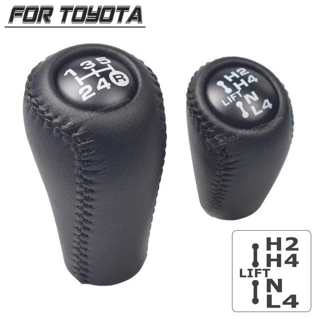 Buton schimbător de viteze automat pentru stilul mașinii ABS + piele pentru Toyota Land Cruiser FJ70 FJ76 FJ78 FJ79 LC70 LC71 LC76 LC79 Culoare neagră