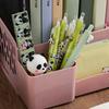 4-Compartment Detachable Desktop File Organizer, PP Material, Space-Saving Office Supplies and Document Storage Box