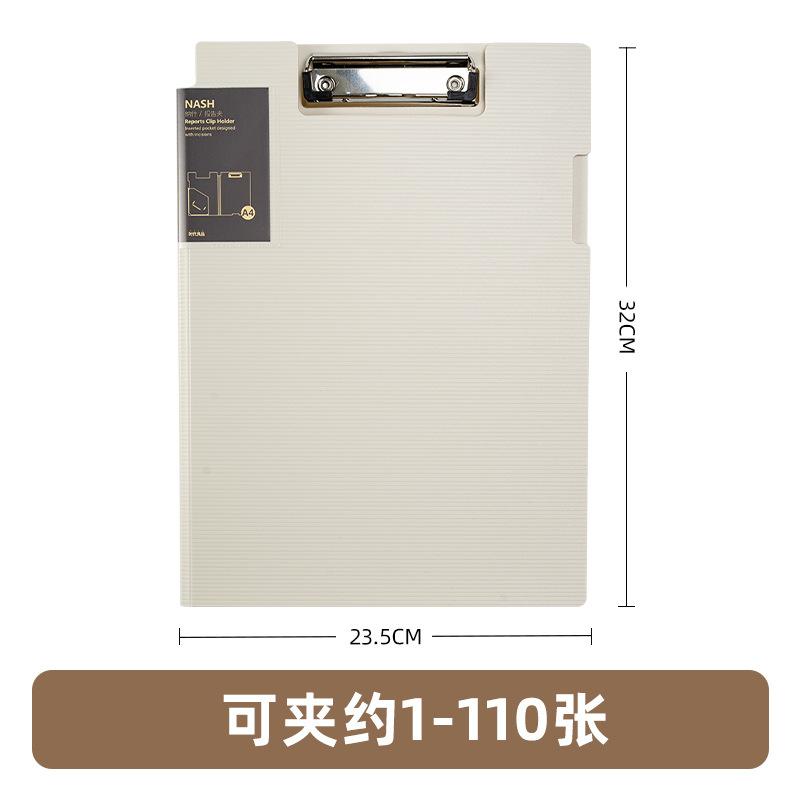 A4 Transparent Folder With Single Strong Clip Large Capacity For Storing Documents Contracts And Office Supplies