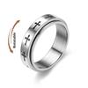Copper Color Spinning Anxiety Rings for Men Women Star Moon Relaxing Ring 2025 Stainless Steel Anti Stress Rings Knuckle Zircon