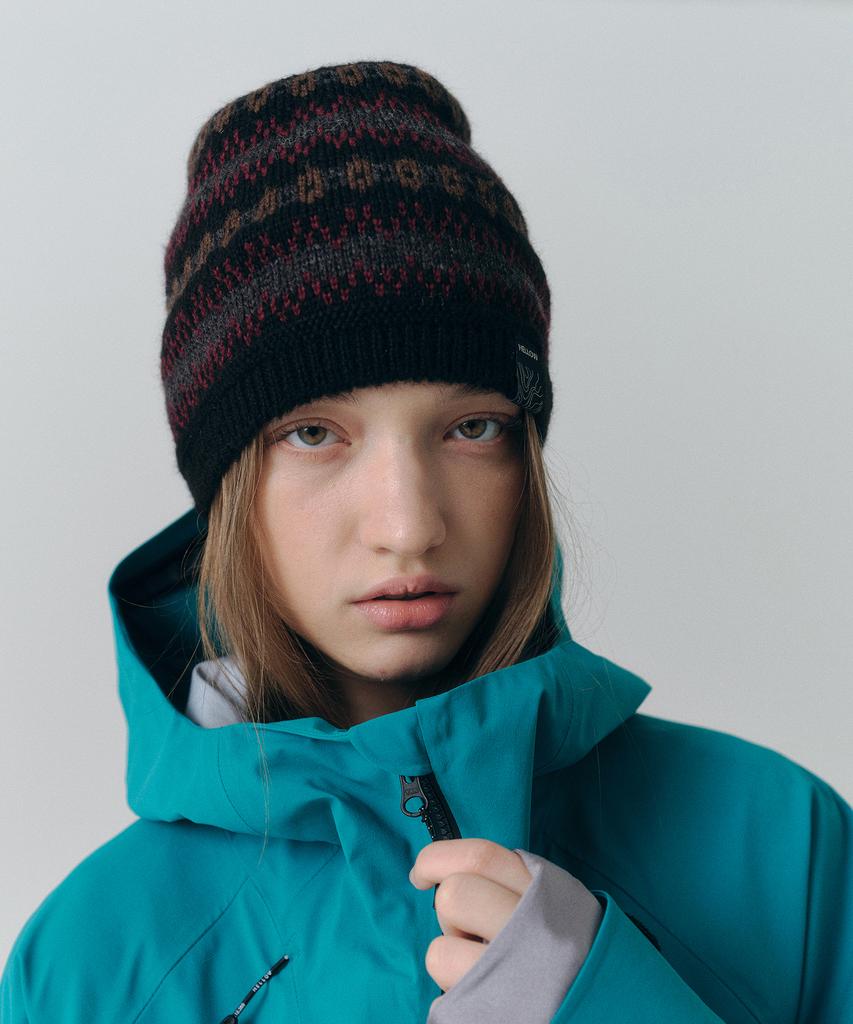 HELLOW 25 Tribe Beanie Burgundy