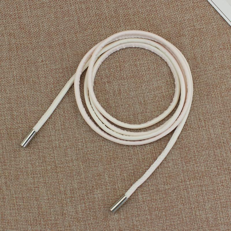 

Тонкий пояс-цепочка с лентой и бантом в корейском стиле для платьев белый