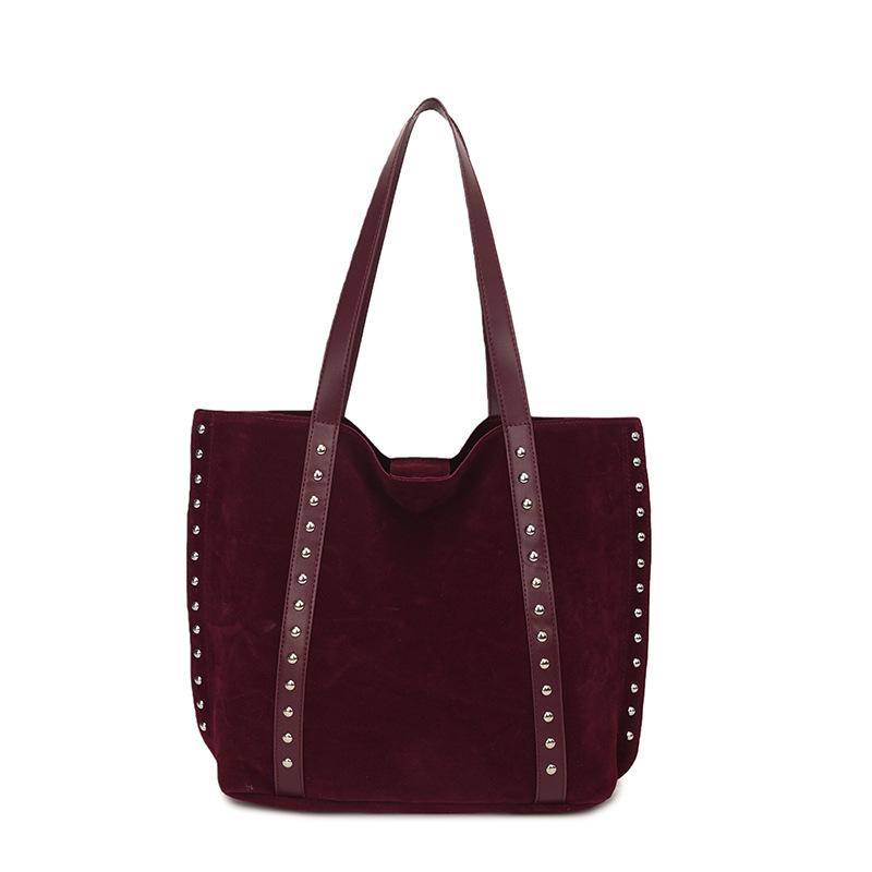 Retro Matte Big Bag Women's New Large-capacity Shoulder Bag Feels Like Commuting Tote Bag To Work