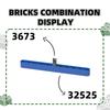 35Pcs/lot 32525 1x11 Thick Hole Block Moc Colours Accessories Compatible with with Brick DIY Children's Toy Building Assembly Parts