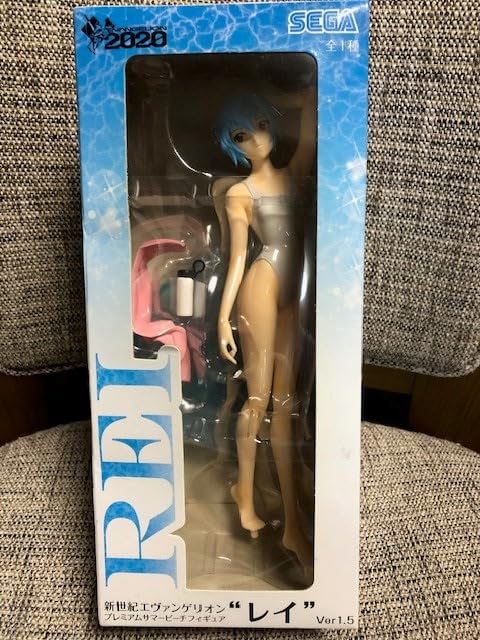 

Премиальная летняя пляжная фигурка Neon Genesis Evangelion Рэй Версия. 1,5 (Фигура премьер-министра) Рэй Аянами ЕВАНГЕЛИОН 2020