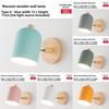 Nordische Wandleuchte Eisenmaterial Für Zuhause Schlafzimmer Wohnzimmer Flur Dekor