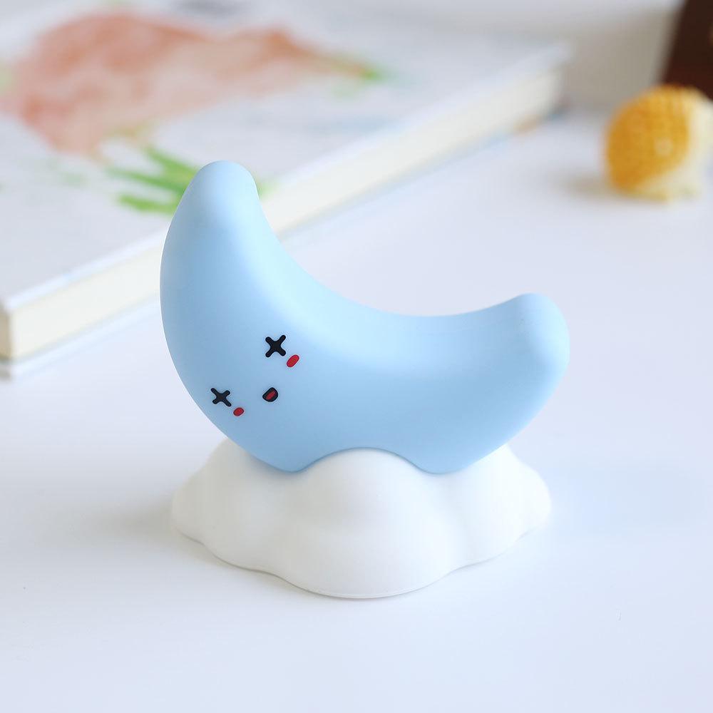 Multi-color USB Silicone Tap Light: Cartoon Kids' Night Light with Induction Sensor
