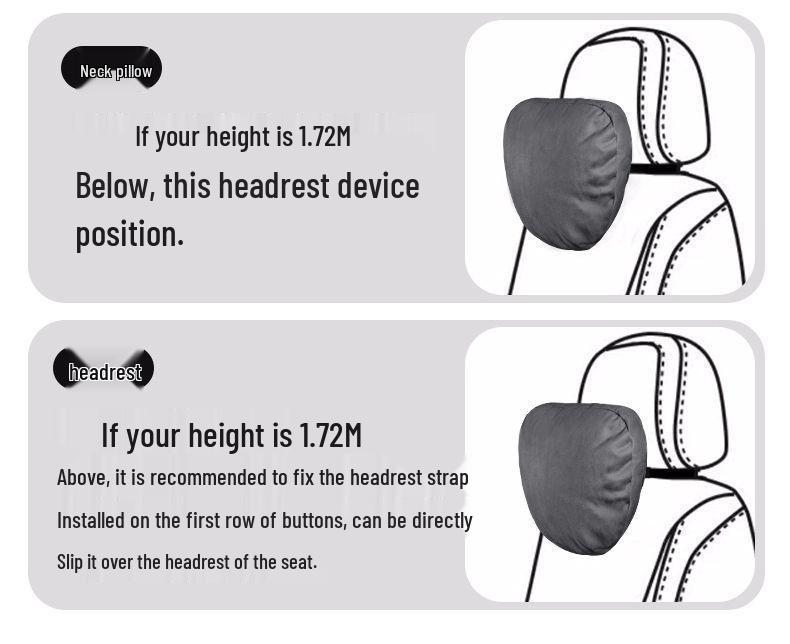 All-Season Soft Car Neck Pillow & Lumbar Support for Maybach