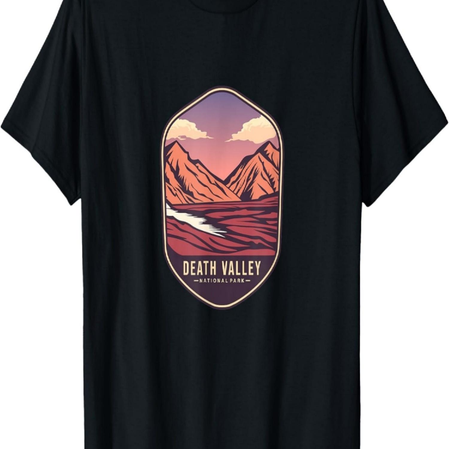 Death Valley T-Shirt Death Valley Hoodie National Park Valley T-Shirt S чёрный