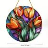 2D Flat Acrylic Round Decoration , Use No Batteries/Electricity Needed, Unique Indoor/Outdoor Decoration , Multipurpose Traditional