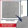 5pcs 25*25cm Car Wash Microfiber Towel Cleaning Drying Cloth Drying Towel Car Care Detailing Car Wash Towel Supplies