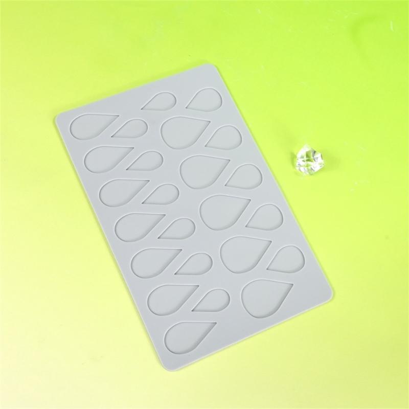 Flexible Silicone Mould With Petal And Water Drop Design Heat Resistant Baking Tool Petal Fondant Mould For Dessert Craft