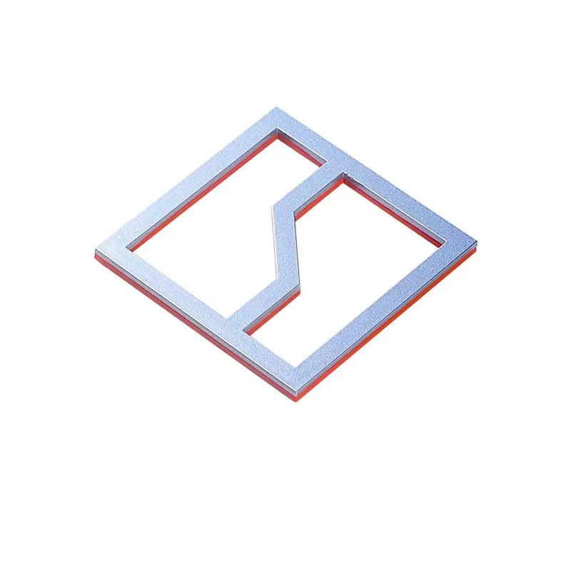 Zeekr  X 2023-2024 Accessories Look Trim Car Front Machine Panel Logo Car Tail Badge Cover Decor Sticker Frame Garnish