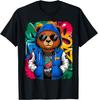 Hip Hop Teddybär mit Sonnenbrille Rap Musik T-Shirt