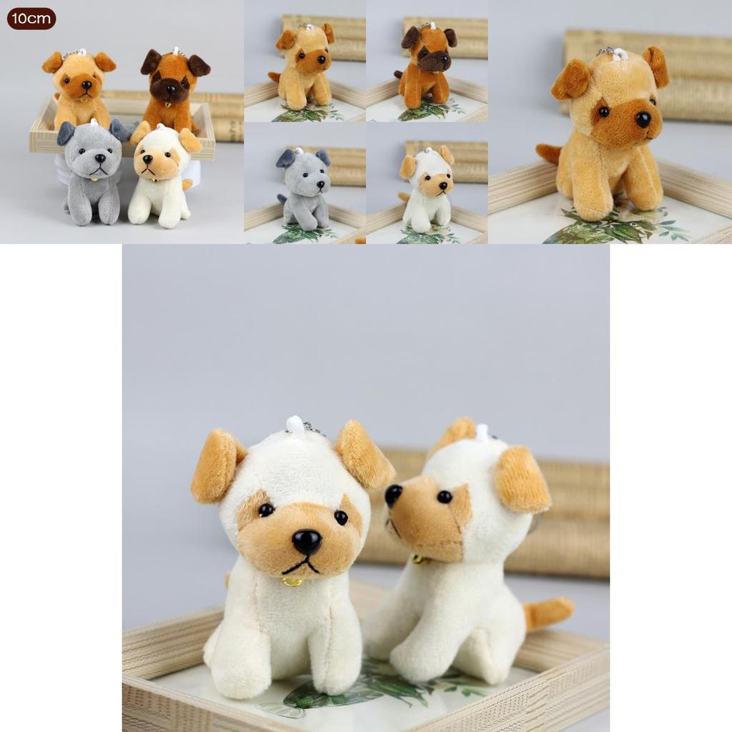 Adorable Husky Plush Toy Realistic Dog Stuffed Animal Cute Puppy Doll Keychain
