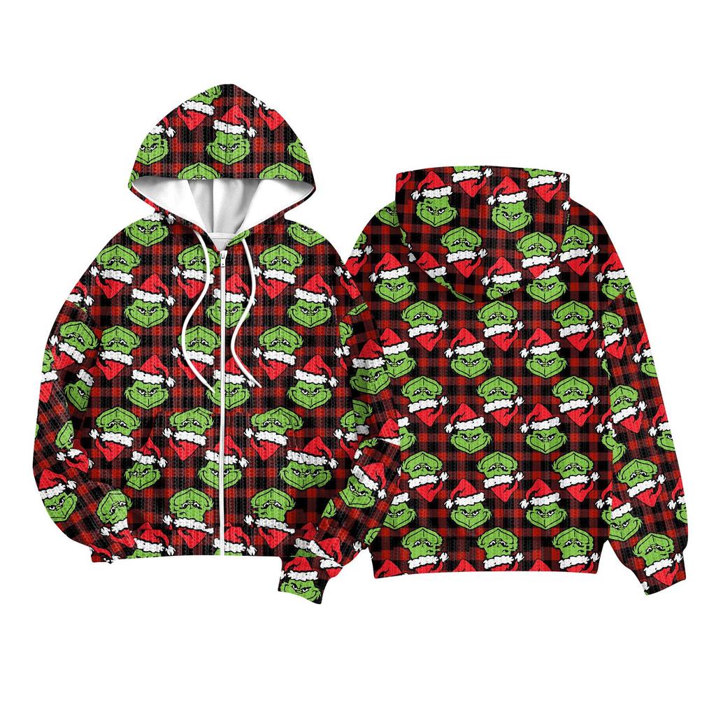 Dětské Dívčí A Chlapecké Módní Bunda Ležérní S Potiskem Dlouhý Rukáv S Kapucí Kardigan Mikiny