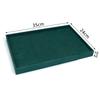 1pc Solid Color Velvet Jewelry Display Exquisite Jewellery Holder Portable Ring Earrings Organizer Storage Box Organizator Trays