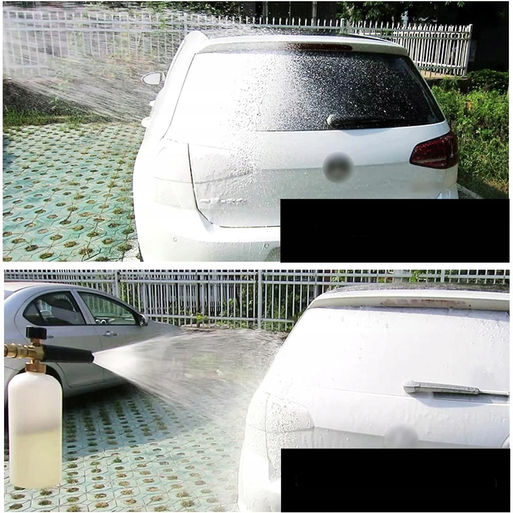 Rosfix Pianownica 1L z Lancą i Adapterem Bayonet 1/4"" – Do Myjki Kärcher K2–K7 | 200 BAR | Gęsta Piana, Szybki Montaż