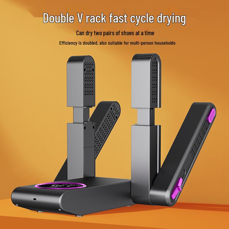 Portable Smart Shoe Dryer & Warmer: Foldable, Easy-to-Store Household Heating Solution.