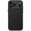 Decoded Antimicrobial Silicone Backcover - Silicone Protective Case for iPhone 17 Pro Max Compatible with Magsafe (Phantom Black)