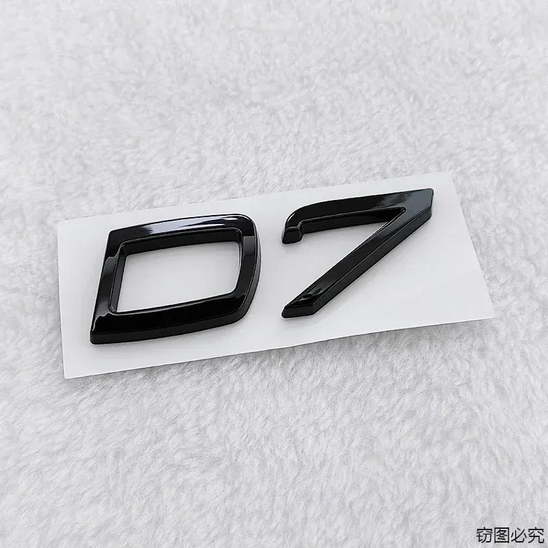 3D Car ABS Rear Trunk Badge Emblem Sticker for Volvo D2 D3 D4 D5 D6 D7 Logo V40 S40 S60 S70 S80 V50 Exterior Accessories