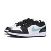 Jordan Air Jordan 1 Abrasion Resistant Slip Resistant Low top Vintage Basketball Shoes Men's Black White Green 553558-131(Team85-)