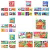 Baby Interactive Cloth Book Early Education Toy Animal Number Cognition Baby Cloth Book