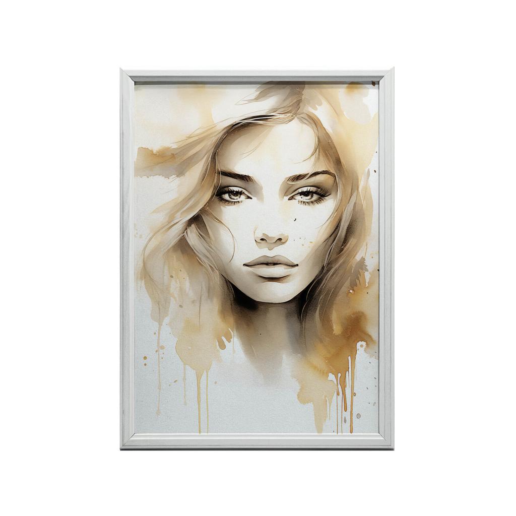 Tajemnicza Uroda Tajemnicza Uroda, 40X50 Cm, Rama Aluminiowa Złota, Papier Matowy 230 Gsm