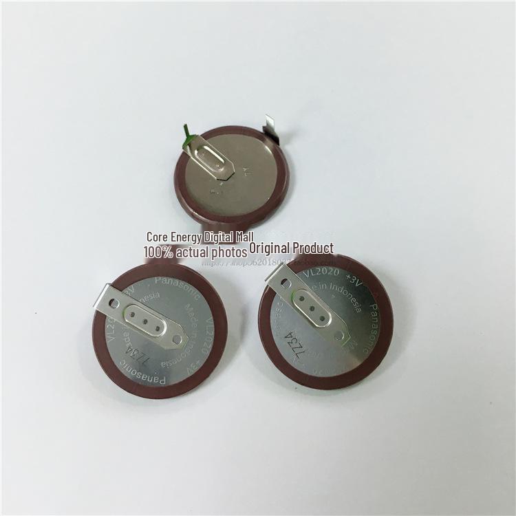 BMW Key Remote 3V Lithium Battery Panasonic VL2020 for 1, 3, 5 Series - 90 Degree Pins Available