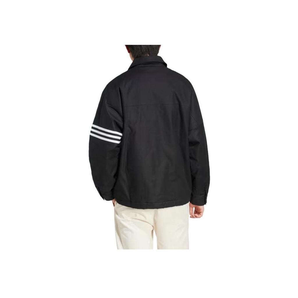 adidas Camicia di flanella imbottita Neuclassics Nera Uomo Streetwear JC9906