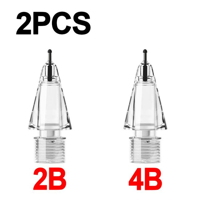 Pencil Nibs for Apple Pencil 1st 2nd Generation Needle Tube Damping Mute Wear-resistant Elastic Stylus Pen Tips for iPencil 1 2