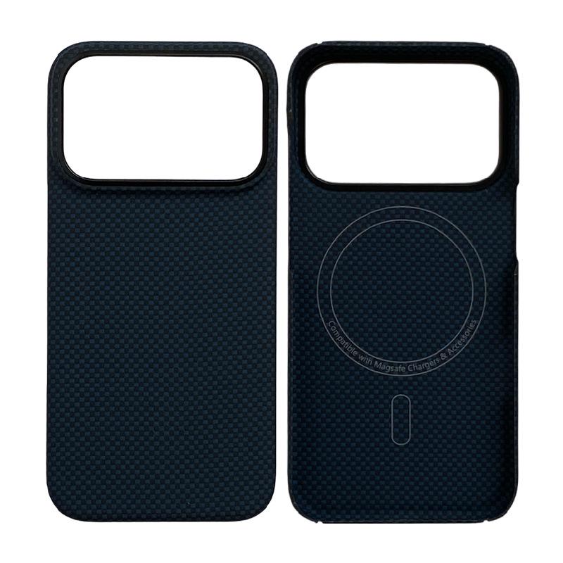 iPhone 17 Pro Kevlar Aramid Fiber Magnetic Case - Fingerprint Resistant