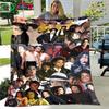 Calda Moda Pop Star M-Michael Jackson Coperta in Flanella per Adulti e Bambini Decorazione Divano Letto Coperta Portatile Regalo