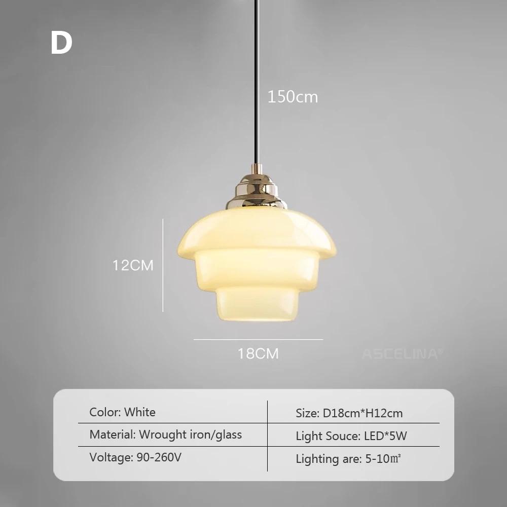 

Nordic Simplicity Cream Wind Glass Art Декоративные подвесные светильники E27 Современные светильники для кухни, острова, столовой, прикроватные светильники Warm White