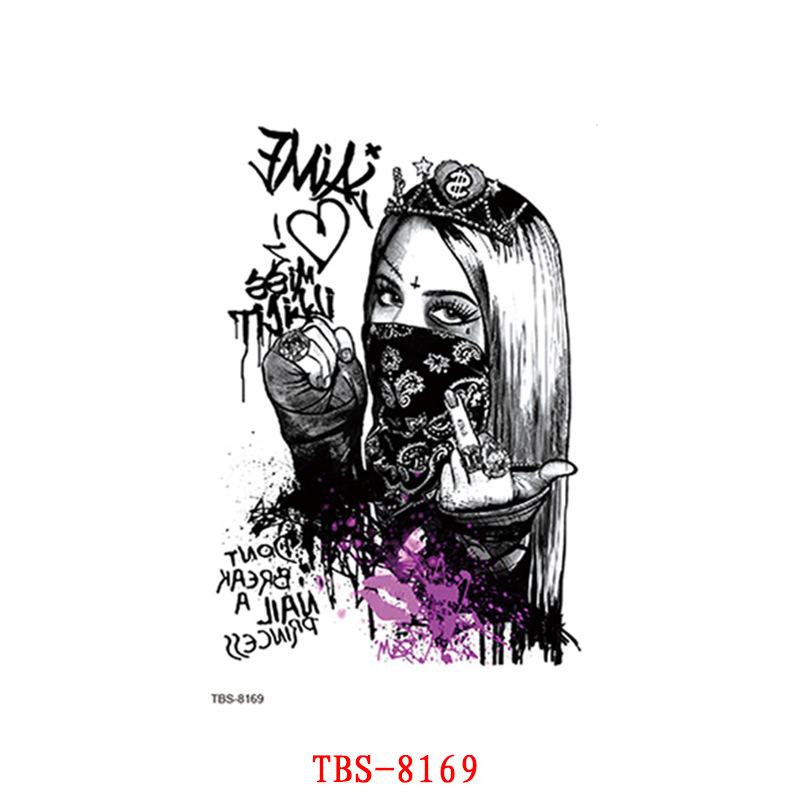 Waterproof Tattoo Stickers, Totem Animal Flowers, Tattoo Stickers Tattoo