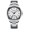 Herrenuhr, Massives Armband, Perfekte Quarz