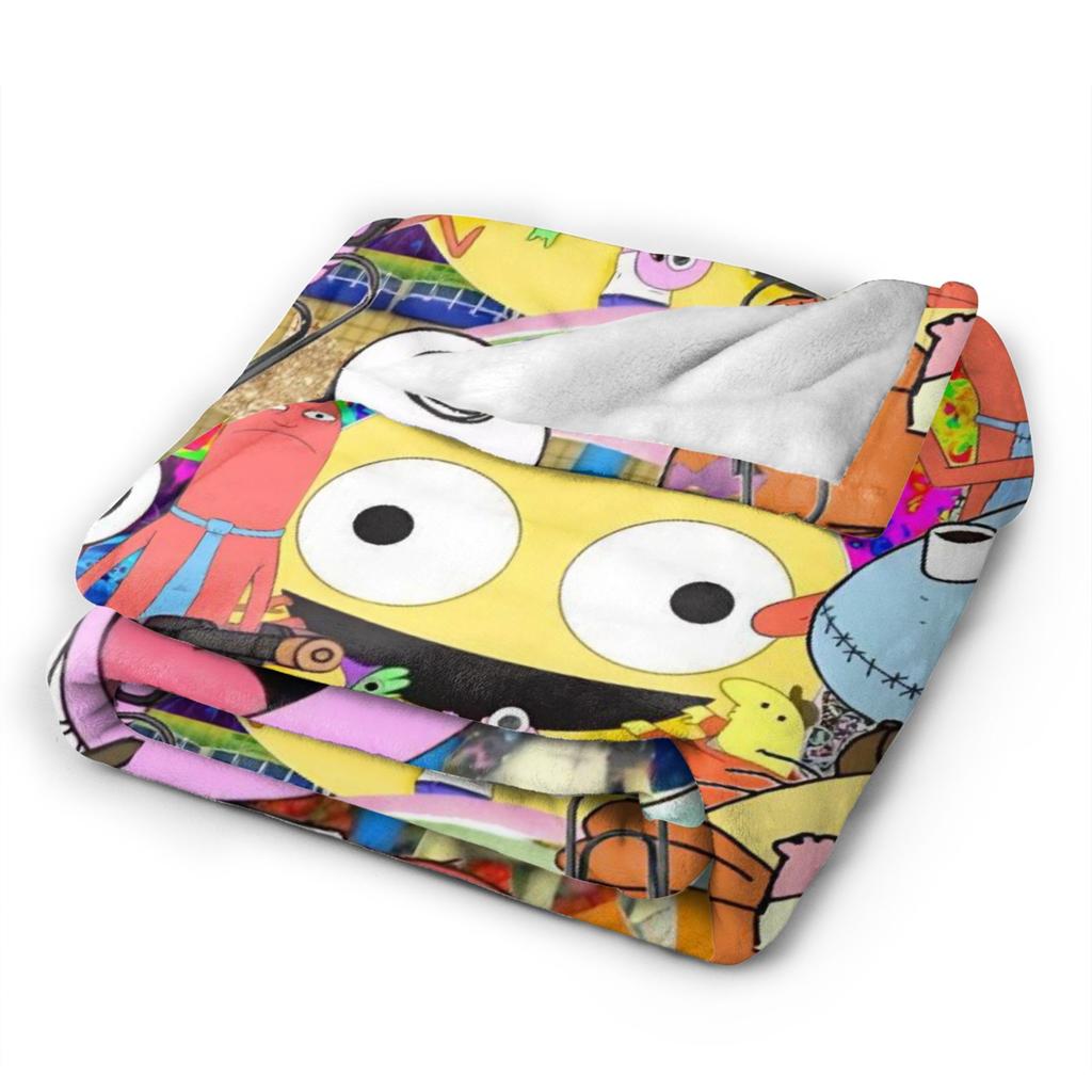 Smiling Friends Pim and Charlie  Blanket Multi-size Super Soft Cozy  Throw Blankets for Sofa Couch and Bed