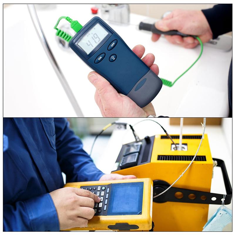 AEE2-K Type Thermocouple With Plug, Meter Temperature Sensor Probe -50 To 1100°C,3.3Ft Wire