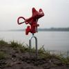 Fishing Pole Ground Stake Double Use Rod Holder Simple Design for Anglers Nylon