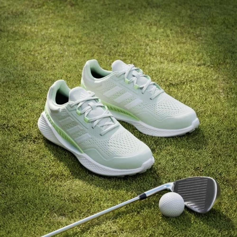 adidas gazelle silver green womens Adidas Ladies Summervent 24 Bounce Golf Shoes Low - Green